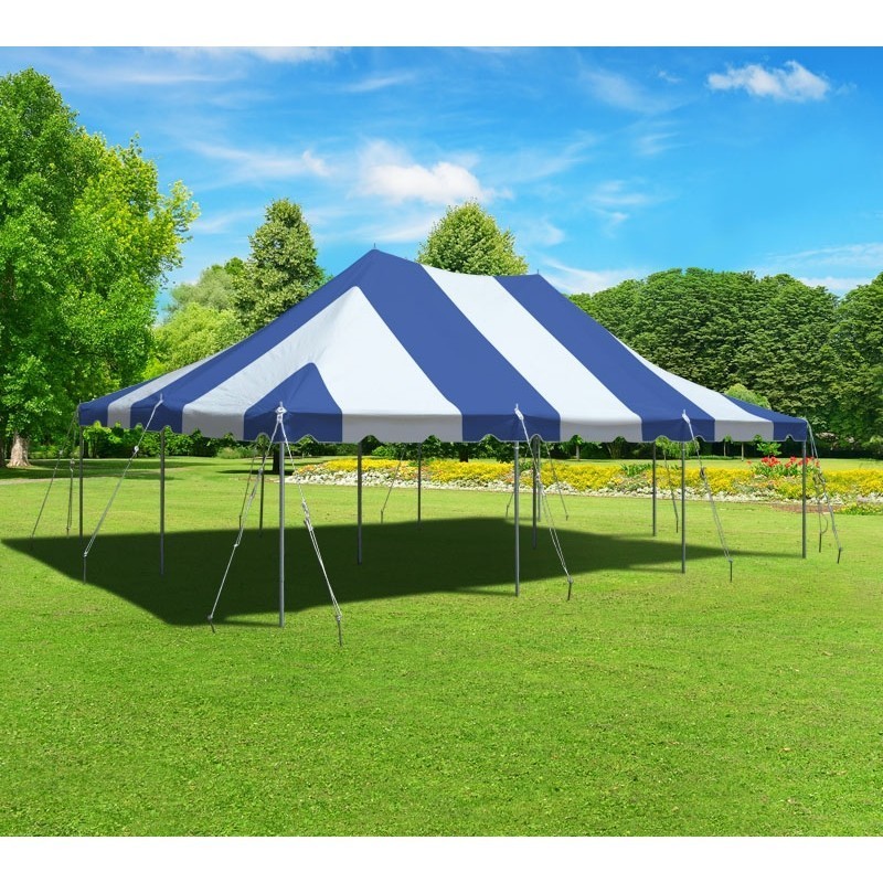 20′ x 30′ Blue & White Tent Drake Tent Rental